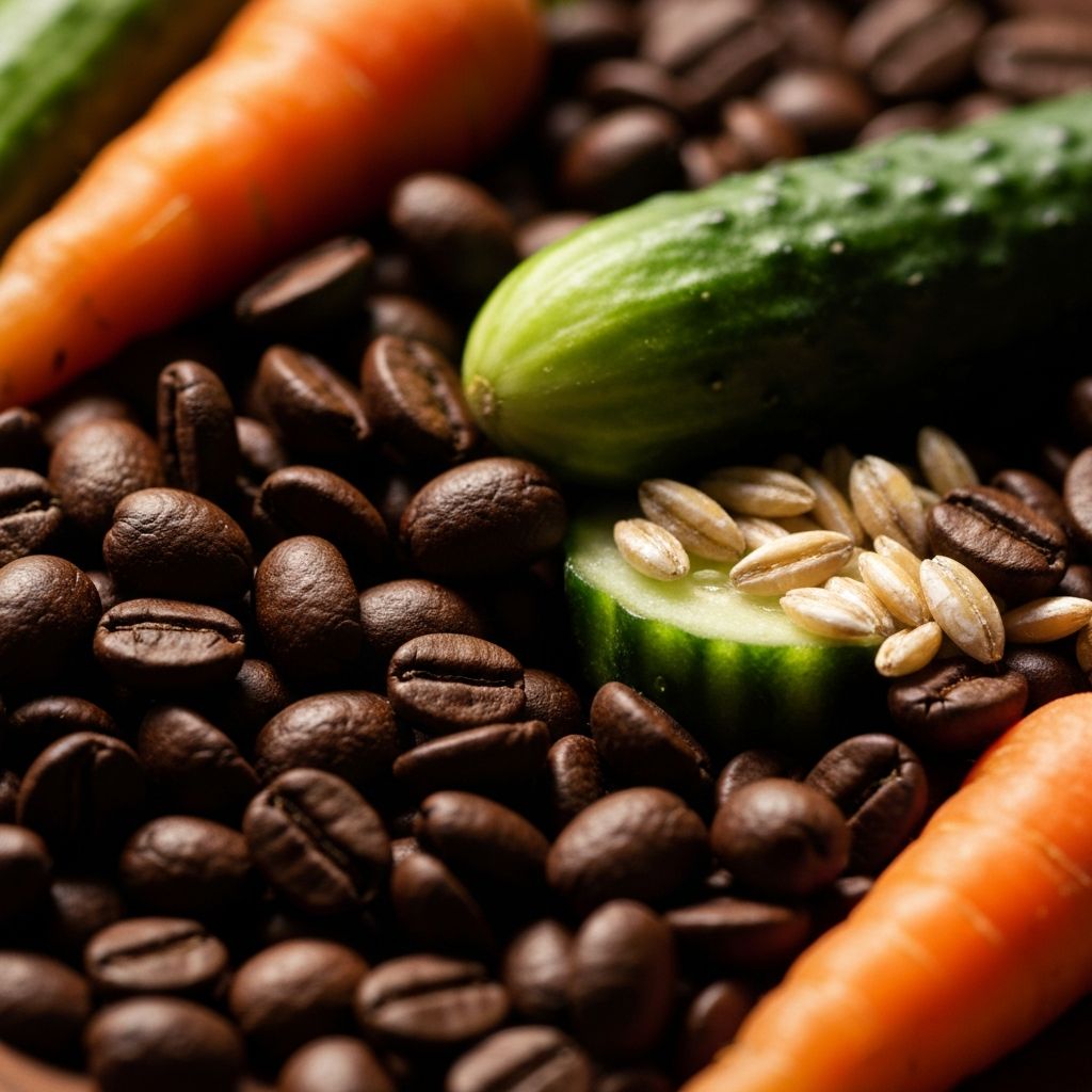 Текстуре неопходне хране - зачини, поврће и целе намирнице